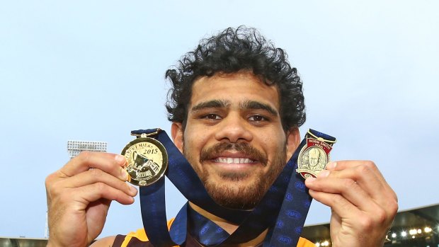 Electrifying: Cyril Rioli, a Tiwi Islander, was winner of this year's Norm Smith Medal as the best player of the AFL Grand Final.