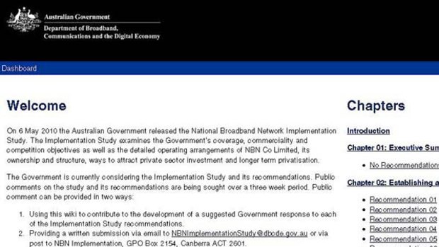 The NBN wiki... public hasn't take to its format yet.
