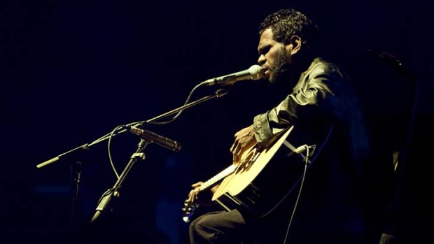 Leading line-up ... Gurrumul - with ARIA nominee Ash Grunwald - will headline the Festival of the Voice on various stages set up in The Rocks, which will feature home-grown music acts from midday until 8pm.