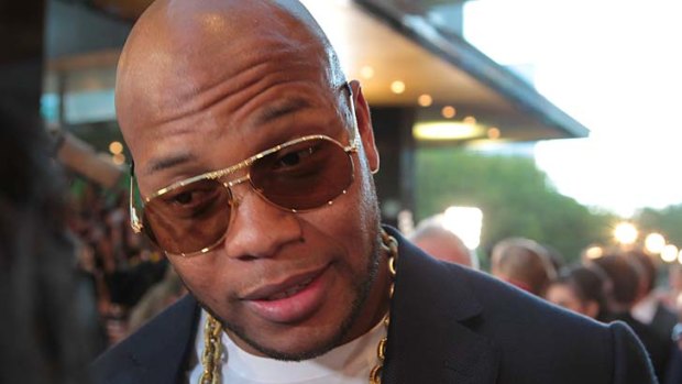 Rapper Flo Rida in Melbourne for the Logies last Sunday.