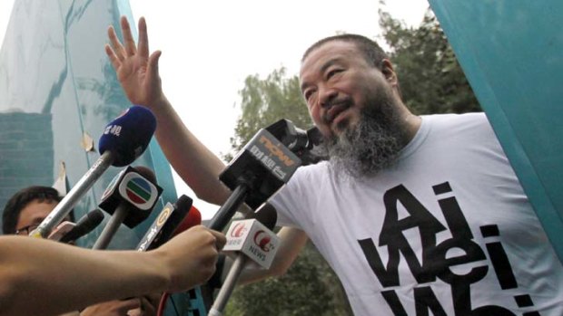 Billed ... Chinese activist artist Ai Weiwei has received $804,000 in donations from 18,829 supporters.