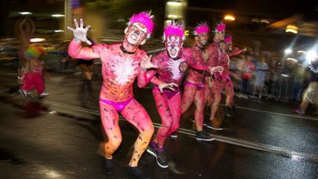 "Style" gets a liberal interpretation at Sydney Gay and Lesbian Mardi Gras.