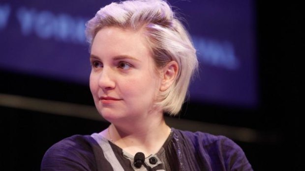 Not happy ... Lena Dunham.