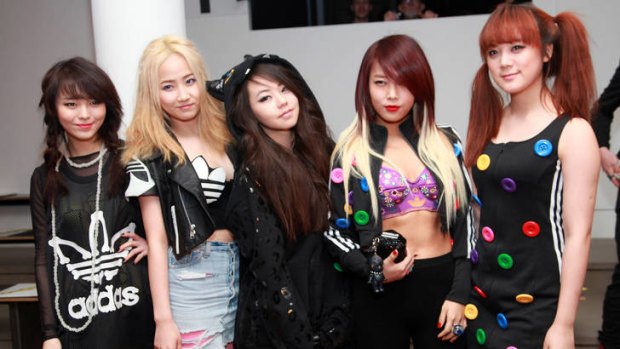 K-pop supergroup Wonder Girls.