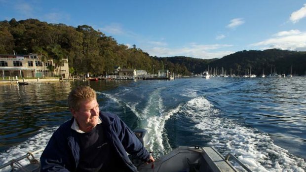 Cut above the rest &#8230; Scotland Island resident Toby Jay, who accesses his property by tinnie, will have the annual administration fee on his jetty halved after a sweeping review of waterfront rentals.