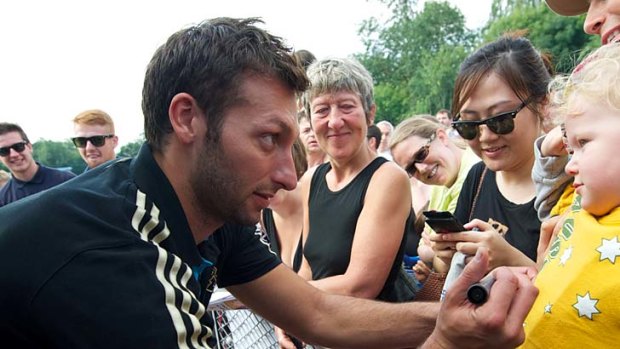 Ready to work &#8230; Ian Thorpe blames a lack of time for his failure to make the London Games.