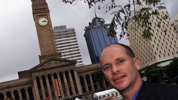 Campbell Newman back when he was campaigning to become Brisbane's lord mayor.