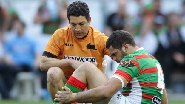 Finals blow ... South Sydney will have to beat Newcastle without Greg Inglis on Friday night.