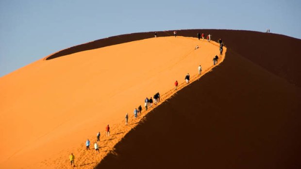 Dust to dust: climbing Dune 45.