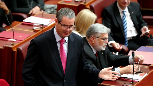 With little excitement coming from the Senate debate on the ABCC, Senator Stephen Conroy's comments criticising the Governor-General attracted some ire.