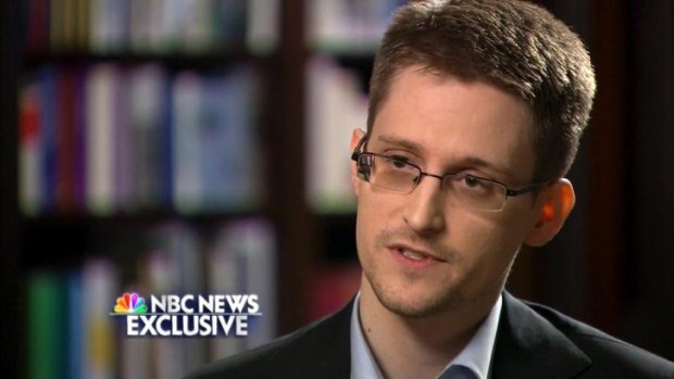 Racy photos seen as a "fringe benefit" of surveillance positions, says Edward Snowden.