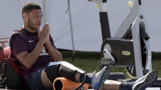 Racing to be fit: Alex Oxlade-Chamberlain.