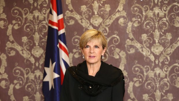 Foreign Affairs Minister Julie Bishop said security measures were 'constantly' being reviewed for Anzac ceremonies.
