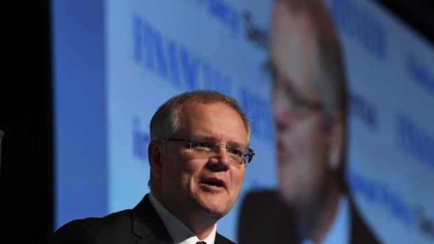 Don't listen to what Treasurer Scott Morrison says, but watch what he does.