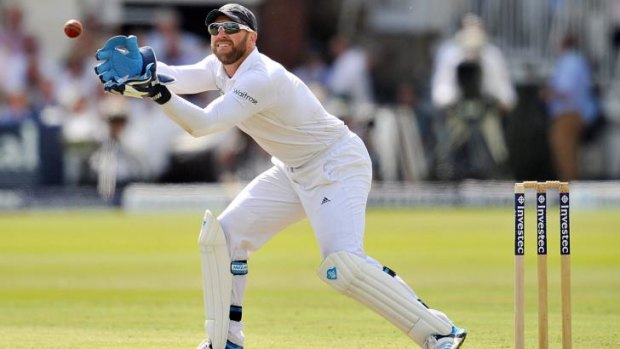 Ups and downs: English wicketkeeper Matt Prior has been struggling behind the stumps. 