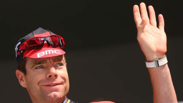 Impressive: Cadel Evans made a strong start to the Tour of Alberta.