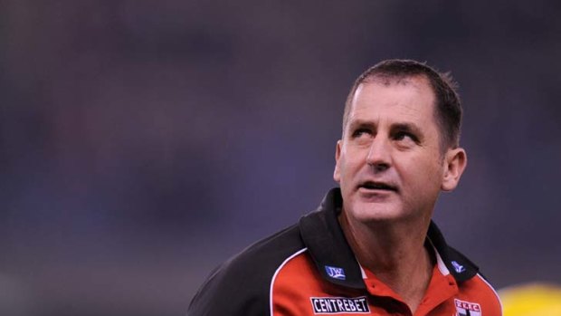 St Kilda coach Ross Lyon.