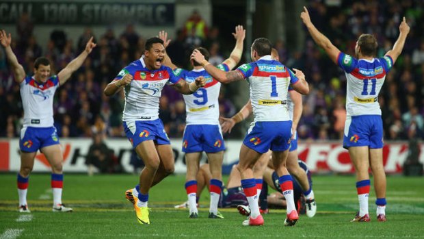 "It's uncharted water for these guys ... They've got here because they've kept it simple and kept a focus on what they've got to do": Wayne Bennett on Newcastle's win over the Storm.