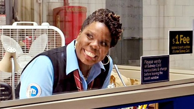 Leslie Jones as Patty Tolan in Ghostbusters. 