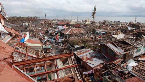 Disaster magnified ... typhoon Haiyan, which ripped through the Philippines this month, has been described as one of the most powerful typhoons ever to hit land.