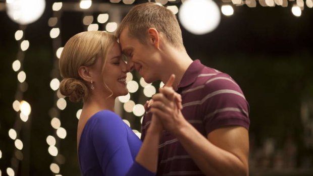 Abbie Cornish and Joel Kinnaman in happier times in <i>RoboCop</i>.