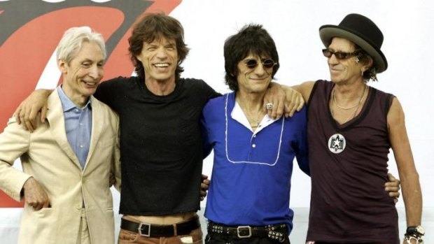 Ladies and Gentlemen, the Rolling Stones: Mick Jagger and Ronnie Wood have landed ahead of their tour opener on October 25.