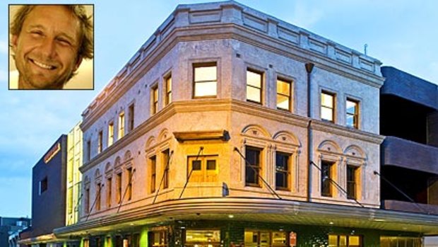 Justin Hemmes, inset, has bought the Beresford Hotel