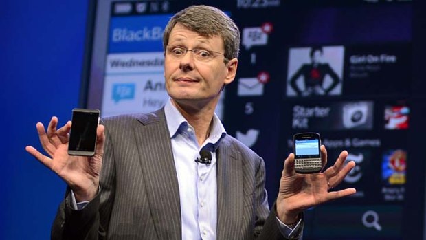 "The user interface on the iPhone ... is now five years old": BlackBerry CEO Thorsten Heins.