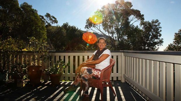 Sands in time ... Frances Rings at home in Wombarra.