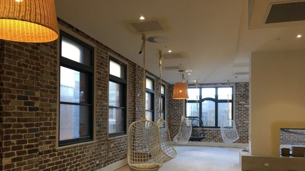 Consulting firm Accenture's ''Zen room'' in its Melbourne offices.