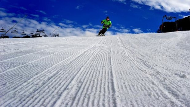 Addictive ... hitting the slopes at Perisher is not as scary as it seems.