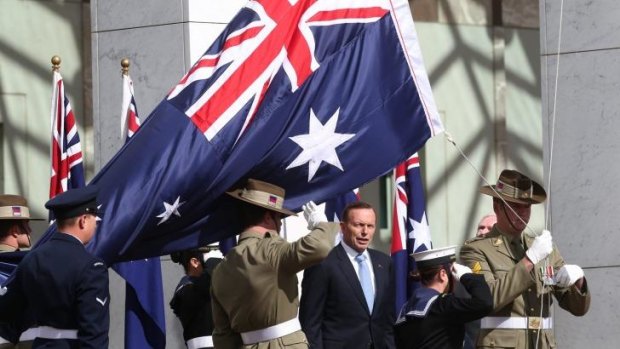 'Bellicose': Tony Abbott is intervening in Ukraine as well as Iraq.