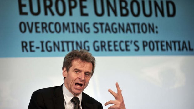 Hard sell: While the IMF envoy Poul Thomsen looks for ways to reignite the Greek economy, Greeks are leaving the country in droves.
