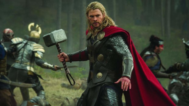 Chris Hemsworth stars as Thor in <i>Thor: The Dark World</i>.