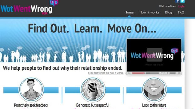 A screen shot from www.wotwentwrong.com.