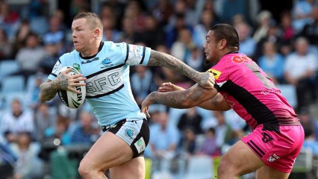Hard to forget: For Todd Carney, the Sharks' 40-0 loss to the Roosters in July is still fresh.