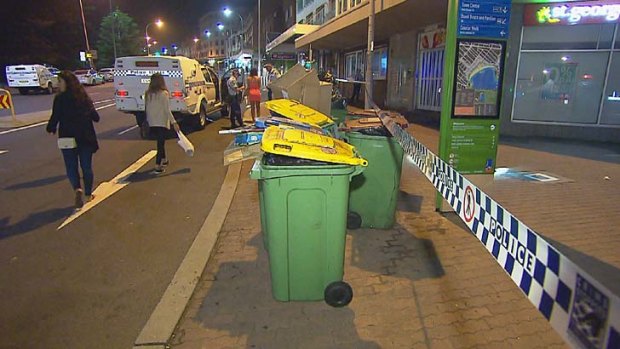 Police sealed off the area after a man was shot in the shoulder at Bondi Beach.