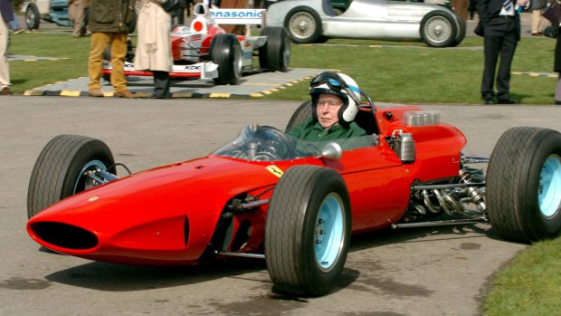 John Surtees during the opening day of the Goodwood Races, 2004.