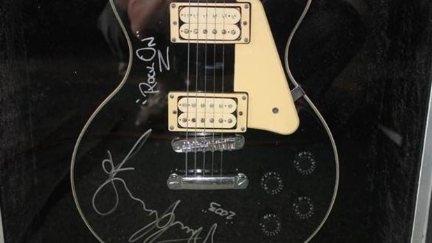 A guitar fan's collection has been stolen from Manly West.
