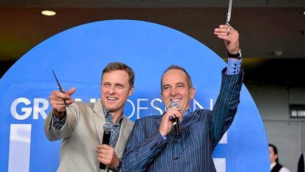 <i>Grand Designs</i> hosts Peter Maddison and Kevin McCloud entertain fans at the Melbourne Convention and Exhibition Centre. ''The biggest thing in this game is being yourself,'' Maddison says.
