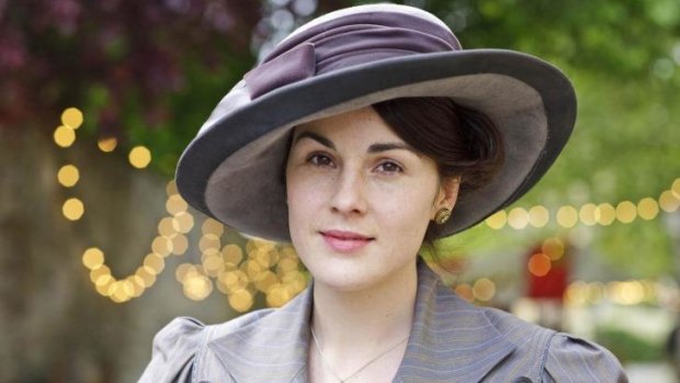 <i>Downton Abbey's</i> Lady Mary Crawley (Michelle Dockery).