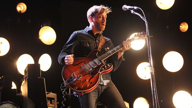 The Black Keys cranked up the volume during last night's show at the Sidney Myer Music Bowl.