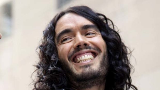 Russell Brand ... a combination of crassness, genius and insanity.