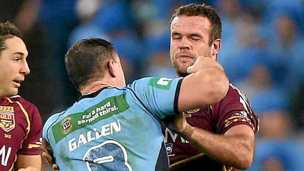 Bin the biff: A leading medical expert has called on players to leave out the biff, saying Origin is tough enough as it is.