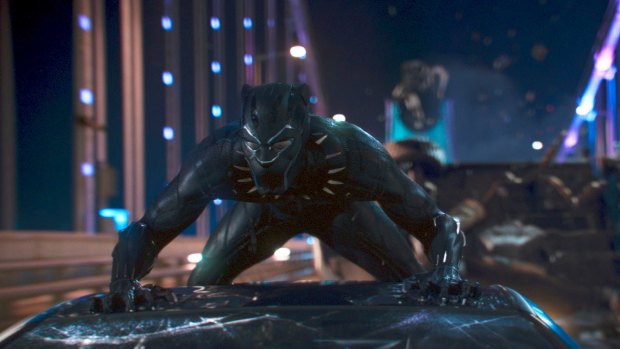 A scene from Marvel Studios' <i>Black Panther</i>. 