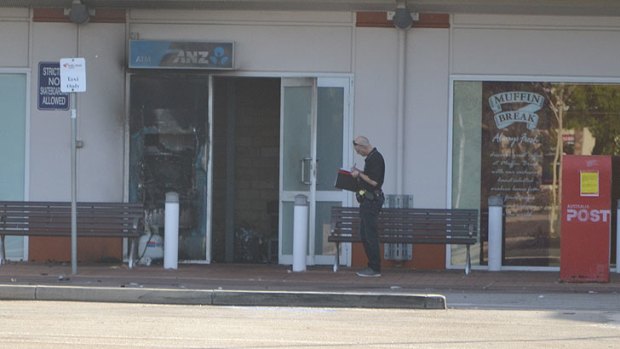 An ATM in Halls Head has been the target of another suspected deliberate blast.
