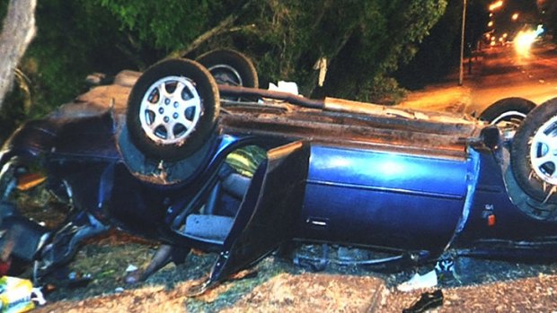 Horrific ... The driver, 17, had been drinking for 10 hours before crashing the car.