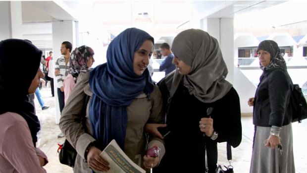 Changing gears ... students in Libya are hopeful education in the country will shift from the indoctrination enforced by the former Gaddafi regime.