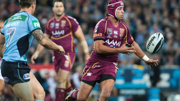 Off the pace: Johnathan Thurston.