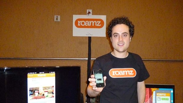 Sydney entrepreneur Jonathan Barouch, founder of the Roamz app.